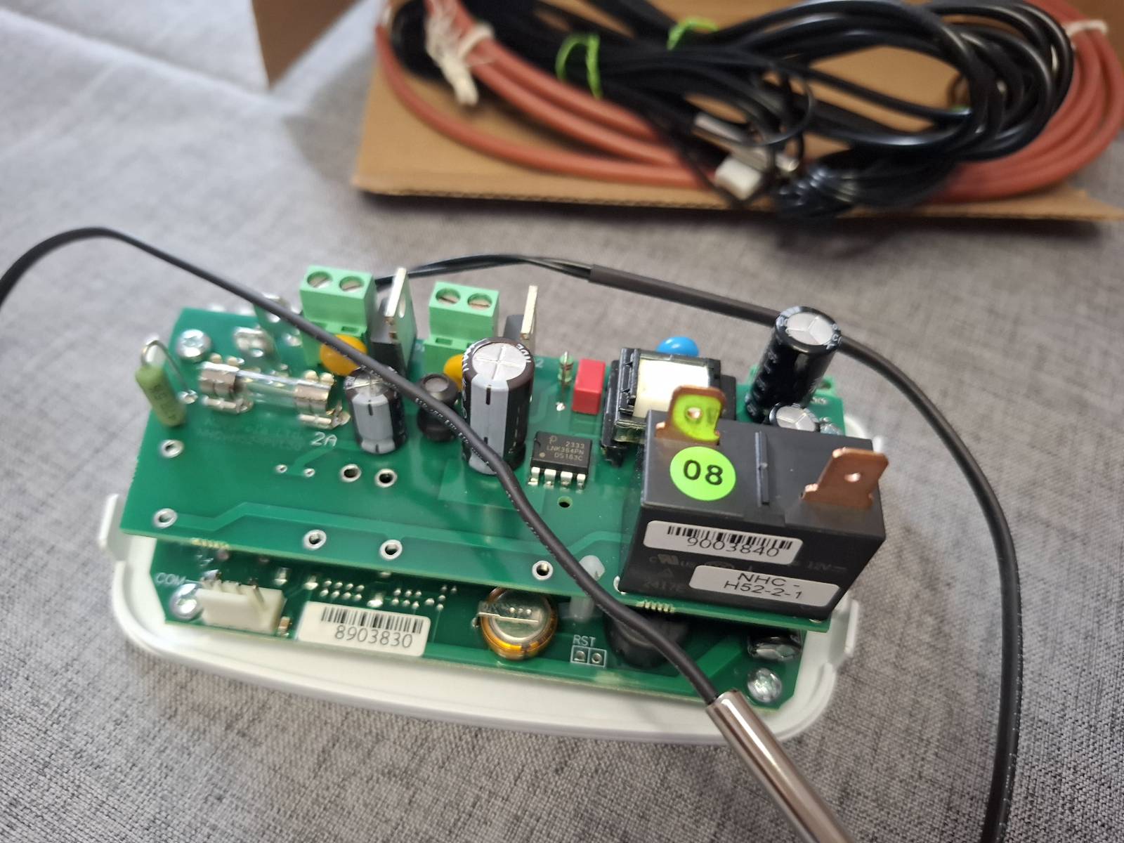 NHC-H52-2-1 napreden elektronski regulator / termoregulacijski krmilnik - slika 2